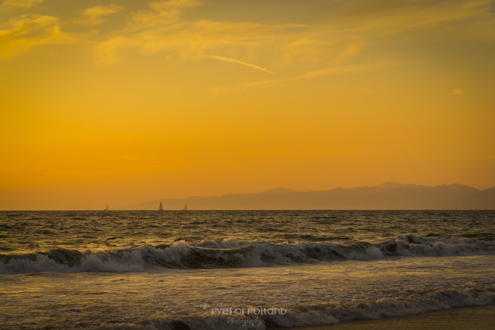 zonsondergang dockweiler beach