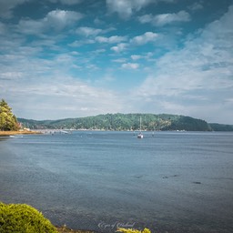 uitzicht over de baai