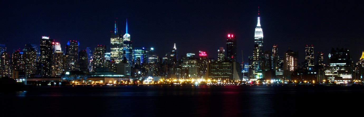 New York bij night
