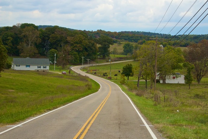 onderweg in Tennessee