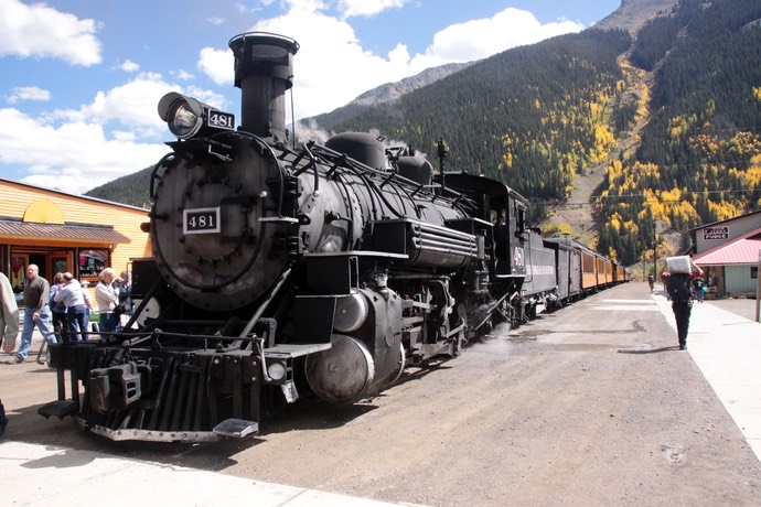 De stoomtrein Durango - Silverton