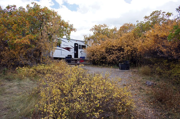 Campground bij Black canyon of the Gunnison