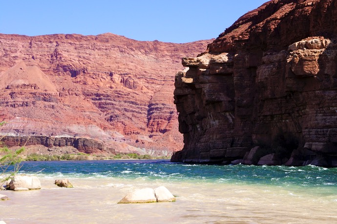 Colorado river bij Lees Ferry