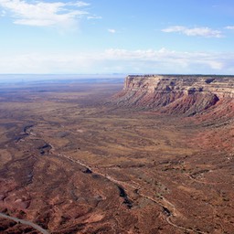 uitzicht vanaf de Moki dugway