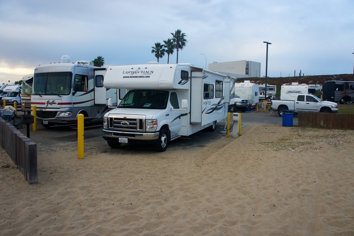 Dockweiler campground, een plekje aan het strand