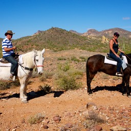 Marja en Ko te paard