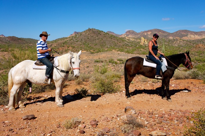 Marja en Ko te paard