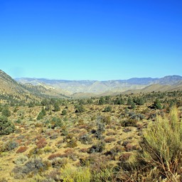 Woestijn gebied in California
