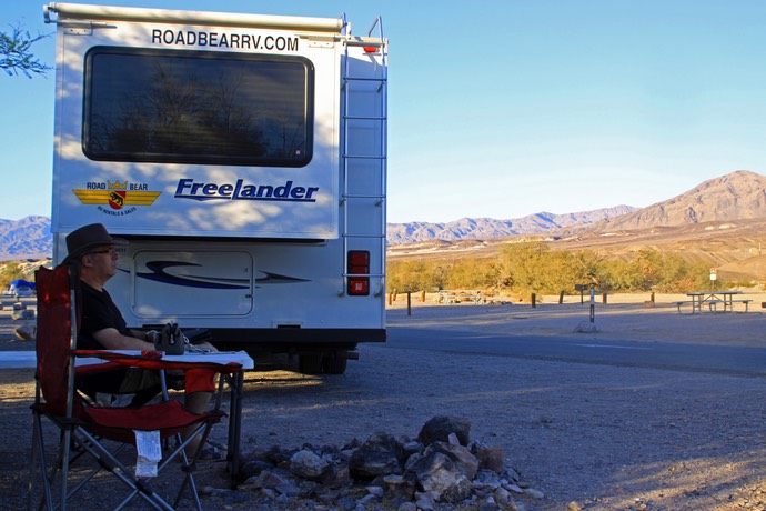 Furnace Creek campground Death Valley