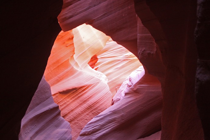 Lower antilope canyon