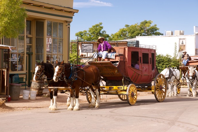 Postkoets in Tombstone