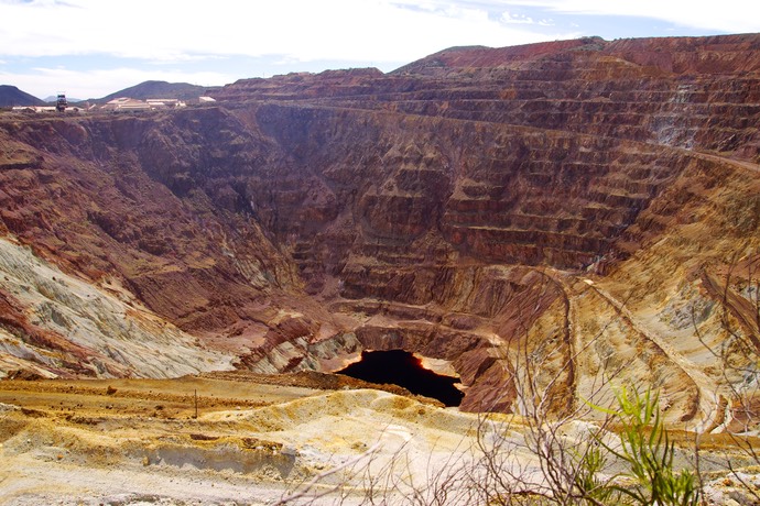 oude kopermijn in Bisbee