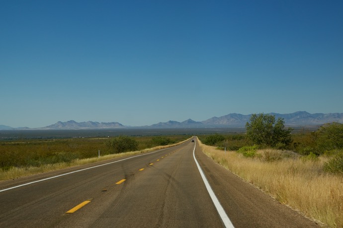 Onderweg van Bisbee naar Kartchner State park