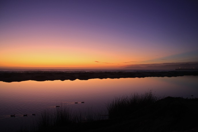 Zonsondergang in Pismo Beach