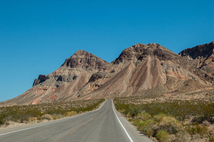 Onderweg naar Valley of Fire