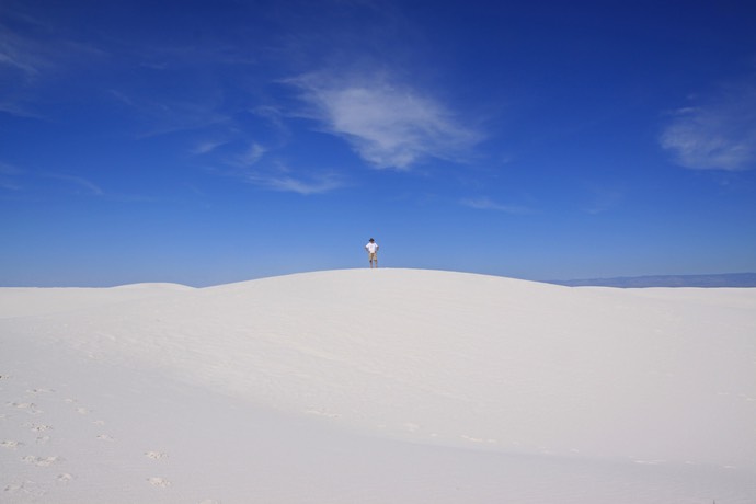 White sands