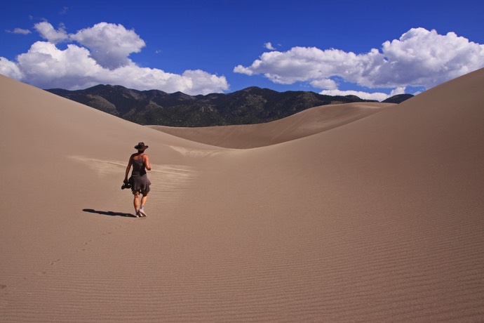 Op de Great Sanddunes