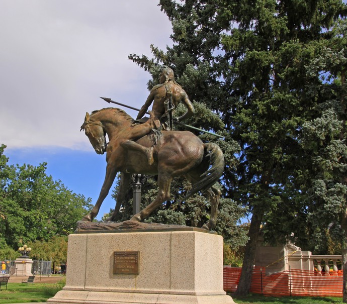 Standbeeld in Denver