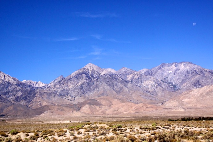 onderweg naar Death Valley